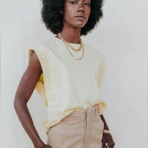 Böhme Aware by Vera Moda Alec Tank Top | Yellow | Medium